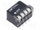 Přepínač  DIP-SWITCH  Počet sekcí  4  OFF-ON  0,0025A/24VDC  pol  2