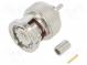 Zástrčka  BNC  vidlice  přímý  50Ω  RG178(A,B),RG196(A)  na kabel