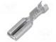 Faston  plochý  2,8mm  0,5mm  zásuvka  0,5÷1mm2  krimpovací  přímý