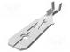 Faston  plochý  6,3mm  0,8mm  kolík  0,3÷0,8mm2  krimpovací  přímý