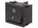 ROCKER  DPST  Пол  2  OFF-ON  12A/250ВAC  черный  IP40  нет  100мОм
