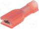Faston  plochý  2,8mm  0,8mm  zásuvka  0,3÷0,9mm2  krimpovací