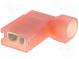 Faston  plochý  4,8mm  0,8mm  zásuvka  0,3÷0,9mm2  krimpovací