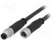 Kabel  pro snímače/automatizaci  M8-M8  vidlice  zásuvka  PIN  3