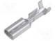 Faston  plochý  2,8mm  0,8mm  zásuvka  0,3÷0,5mm2  krimpovací
