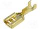 Faston  plochý  4,8mm  0,8mm  zásuvka  0,5÷1mm2  krimpovací  přímý
