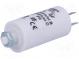 Capacitor  motors, run  2uF  425VAC  Ø28x55mm  -25÷85°C  ±5%