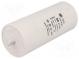 Capacitor  motors, run  60uF  400VAC  Ø50x117mm  -25÷85°C  ±5%