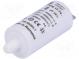 Capacitor  motors, run  2uF  475VAC  Ø25x49mm  -25÷85°C  ±5%
