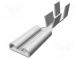 Faston  plochý  2,8mm  0,5mm  zásuvka  0,3÷0,9mm2  krimpovací