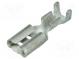 Faston  plochý  4,8mm  0,8mm  zásuvka  0,5÷1,5mm2  krimpovací