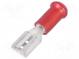 Faston  plochý  4,8mm  0,8mm  zásuvka  0,5÷1,5mm2  krimpovací