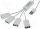 Hub USB  USB 2.0  PnP a Hot Swap  Počet portů  4  480Mbps