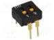 Přepínač  DIP-SWITCH  Počet sekcí  2  ON-OFF  0,03A/30VDC  pol  2
