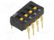 Přepínač  DIP-SWITCH  Počet sekcí  4  ON-OFF  0,03A/30VDC  pol  2