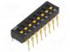Přepínač  DIP-SWITCH  Počet sekcí  8  ON-OFF  0,03A/30VDC  pol  2