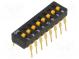 Přepínač  DIP-SWITCH  Počet sekcí  8  ON-OFF  0,03A/30VDC  pol  2