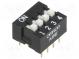 Přepínač  DIP-SWITCH  Počet sekcí  4  ON-OFF  0,025A/24VDC  pol  2