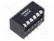 Přepínač  DIP-SWITCH  OFF-ON  0,025A/24VDC  pol  2  -20÷70°C  THT