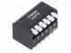 Přepínač  DIP-SWITCH  Počet sekcí  6  ON-OFF  0,025A/24VDC  pol  2