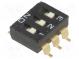 Přepínač  DIP-SWITCH  Počet sekcí  3  ON-OFF  0,025A/24VDC  pol  2