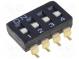 Přepínač  DIP-SWITCH  Počet sekcí  4  ON-OFF  0,025A/24VDC  pol  2