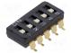 Přepínač  DIP-SWITCH  Počet sekcí  5  ON-OFF  0,025A/24VDC  pol  2