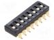 Přepínač  DIP-SWITCH  Počet sekcí  8  ON-OFF  0,025A/24VDC  pol  2