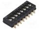 Přepínač  DIP-SWITCH  Počet sekcí  8  ON-OFF  0,025A/24VDC  pol  2