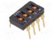 Přepínač  DIP-SWITCH  Počet sekcí  4  ON-OFF  0,025A/24VDC  pol  2