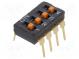 Přepínač  DIP-SWITCH  Počet sekcí  4  ON-OFF  0,025A/24VDC  pol  2
