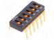 Přepínač  DIP-SWITCH  Počet sekcí  6  ON-OFF  0,025A/24VDC  pol  2