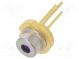Diode  laser  645÷660nm  7mW  9/28  THT  2.2÷2.5VDC  red