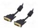 Cable  DVI-I (24+5) plug,both sides  1.8m  black