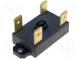 Čidlo  termostat  NC x2  85°C  16A  250VAC  konektor 6,3mm  ±5°C