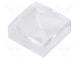 Cap  UB2 series  15x15x6.1mm  clear-white  UB2