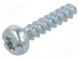 Vrut  pro plasty  2,5x12  Hlava  válcová  plochá,Torx®  0,7mm,TX08