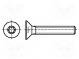 Šroub  M2x4  Hlava  kuželová  Torx®  nerezavějící ocel A2  TX06