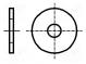 Podložka  kulatá  M3  D=9mm  h=0,8mm  ocel  Povlak  zinek  DIN  9021