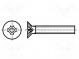 Винт  M3x25  DIN  965A  Головка  потайная  Phillips  PH1