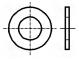 Podložka  kulatá  M4  D=9mm  h=0,8mm  polyamid  DIN  125A  BN  1074