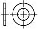 Podložka  kulatá  M4  D=8mm  h=0,8mm  ocel  Povlak  zinek  DIN  1440