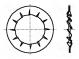 Podložka  kónická  M4  D=8mm  h=1,85mm  pružná ocel  DIN  6798V
