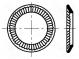 Podložka  kónická  M5  D=9mm  h=1,2mm  nerezavějící ocel A2