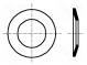 Podložka  kónická  M6  D=14mm  h=1,15mm  nerezavějící ocel A2