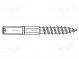 Vrut  do dřeva  7,2x80,M8  Hlava  bez hlavy  Torx®  TX25  ocel