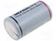 Baterie  lithiové  3,6V  D  14500mAh  Ø34,2x61,5mm  pájecí očka