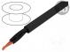 BITNER S66205 Vodič  BiT 1000 FR  2x1mm2  nestíněný  0,6/1kV  Cu  lanko  černá