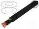 BITNER SB1830 Vodič  BiT 500 BLACK FR  2x0,75mm2  nestíněný  300/500V  Cu  lanko