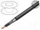 BITNER SB2493 Vodič  BiT 500 (ST) BLACK FR  2x1,5mm2  tienený,fólie Al-PET